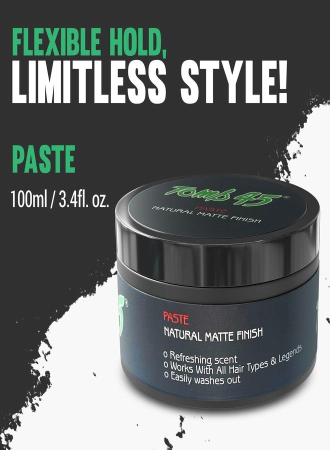 Tomb 45 Styling Paste for Men and Women - Medium Hold With a Matte Finish For All Hair Types - Image 5